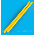 Colored cast polyurethane material rod